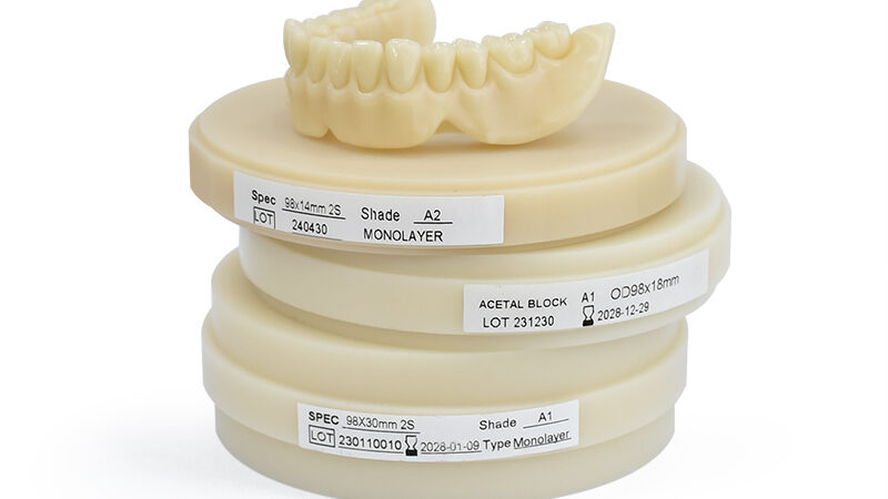 multilayer temporary prostheses