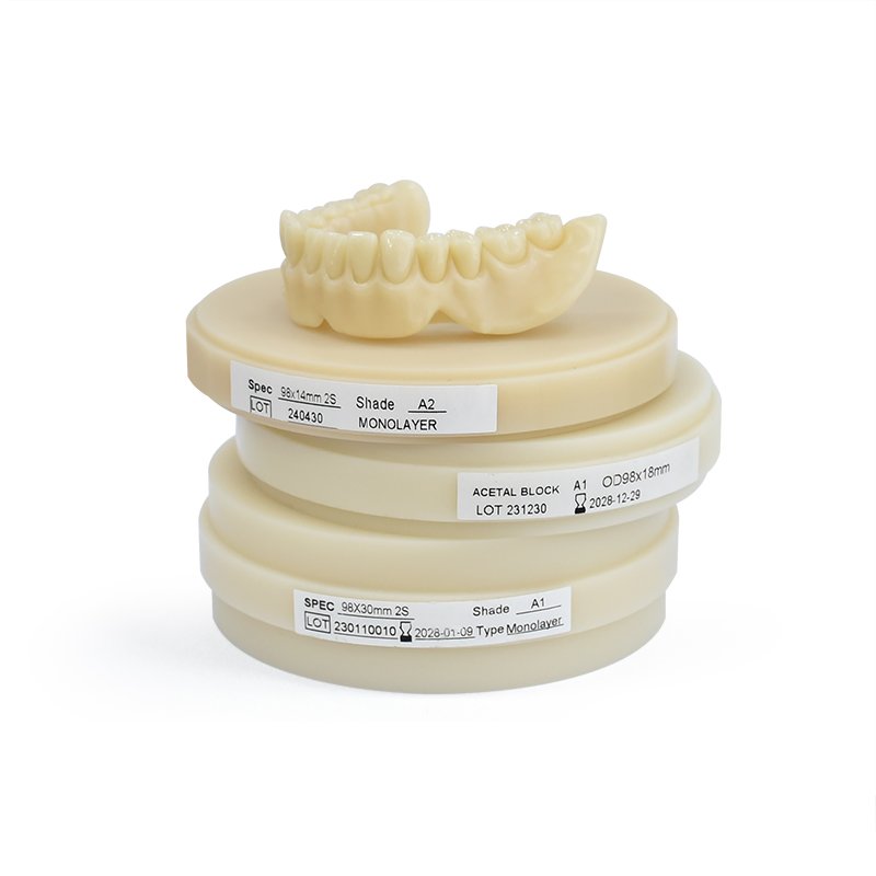 multilayer temporary prostheses